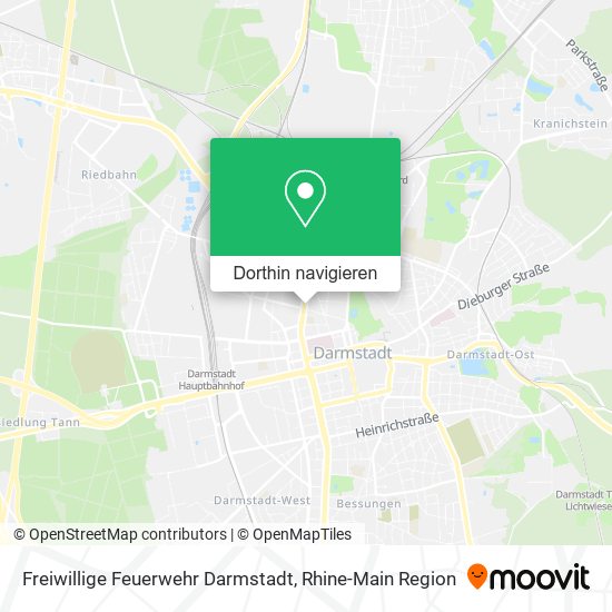 Freiwillige Feuerwehr Darmstadt Karte