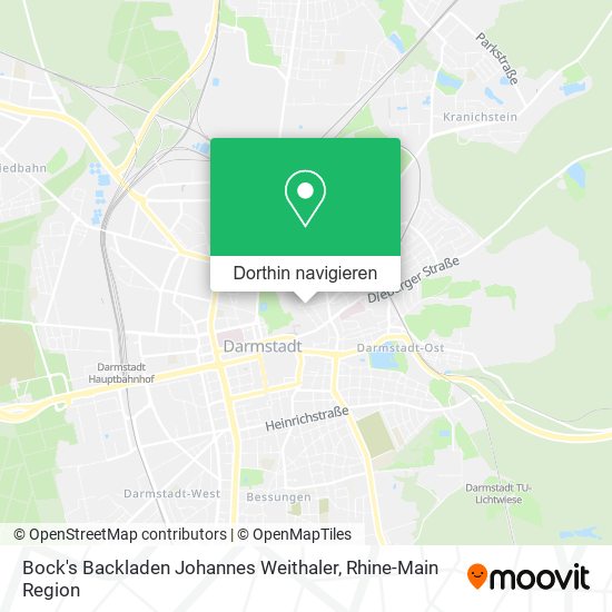 Bock's Backladen Johannes Weithaler Karte