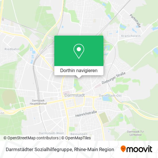 Darmstädter Sozialhilfegruppe Karte