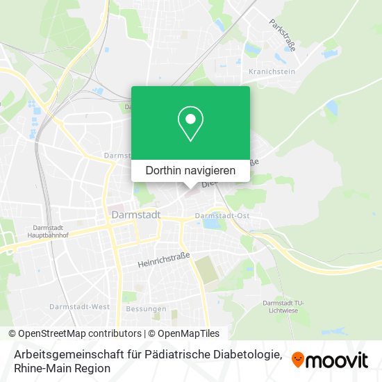 Arbeitsgemeinschaft für Pädiatrische Diabetologie Karte