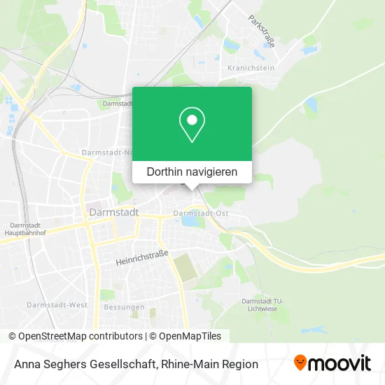 Anna Seghers Gesellschaft Karte