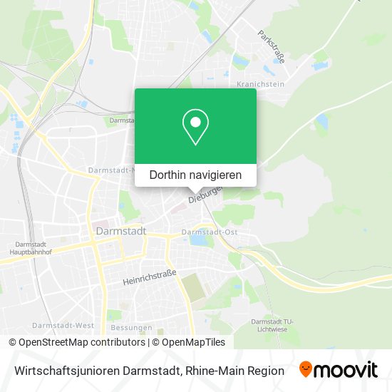 Wirtschaftsjunioren Darmstadt Karte