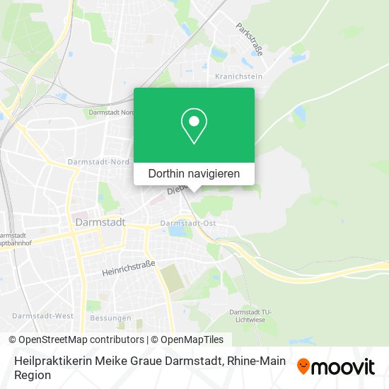 Heilpraktikerin Meike Graue Darmstadt Karte