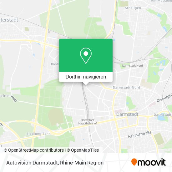Autovision Darmstadt Karte