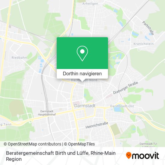 Beratergemeinschaft Birth und Lüffe Karte
