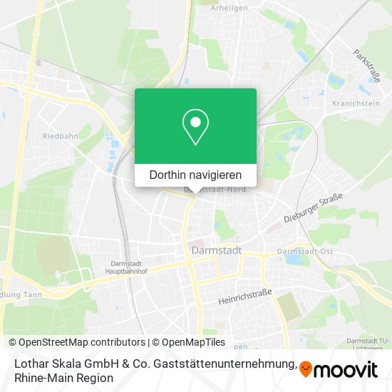 Lothar Skala GmbH & Co. Gaststättenunternehmung Karte