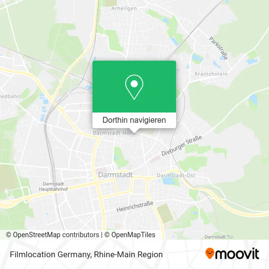 Filmlocation Germany Karte