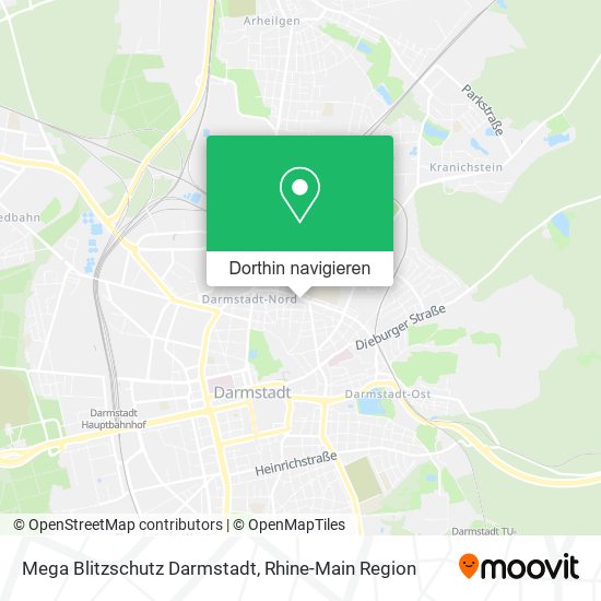 Mega Blitzschutz Darmstadt Karte