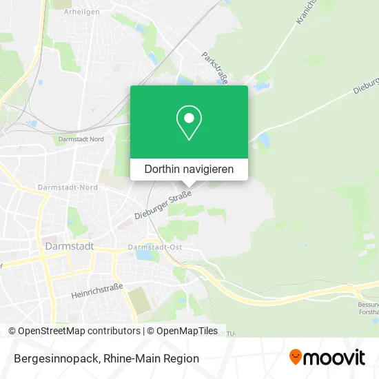 Bergesinnopack Karte