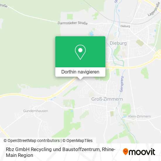 Rbz GmbH Recycling und Baustoffzentrum Karte