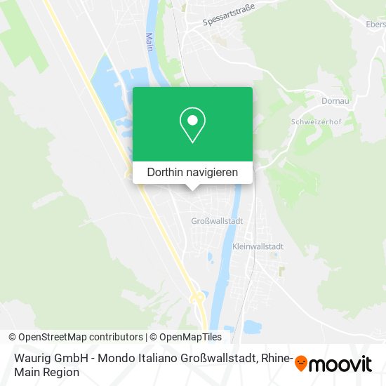 Waurig GmbH - Mondo Italiano Großwallstadt Karte