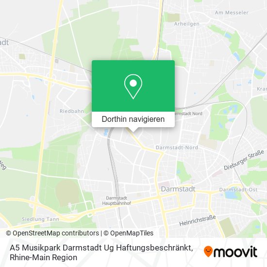 A5 Musikpark Darmstadt Ug Haftungsbeschränkt Karte