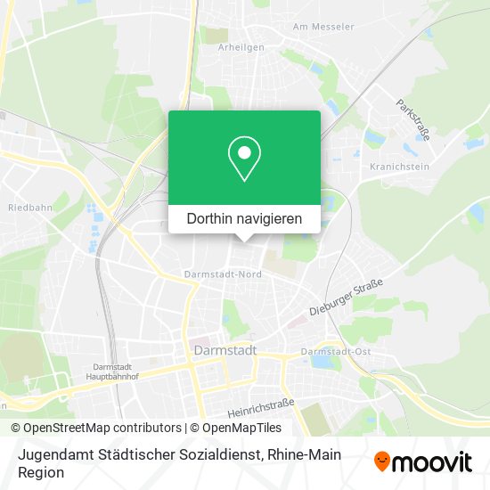 Jugendamt Städtischer Sozialdienst Karte