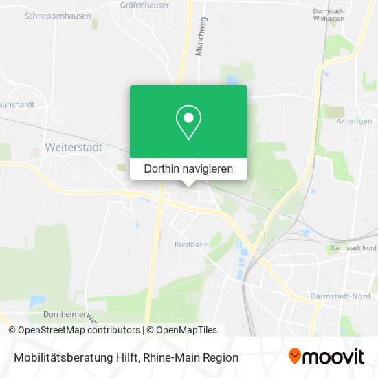 Mobilitätsberatung Hilft Karte