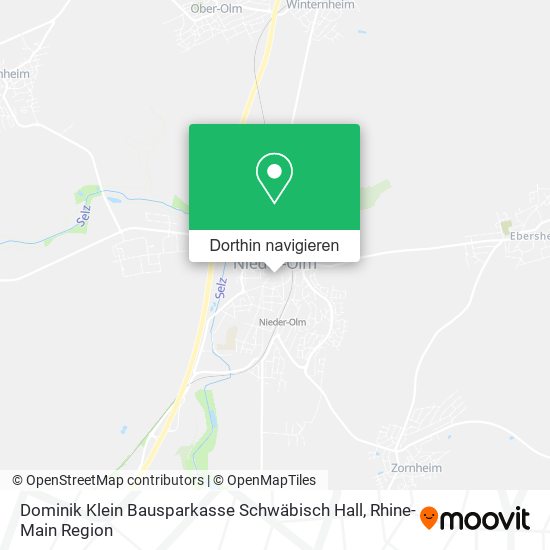 Dominik Klein Bausparkasse Schwäbisch Hall Karte