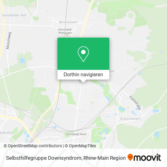 Selbsthilfegruppe Downsyndrom Karte