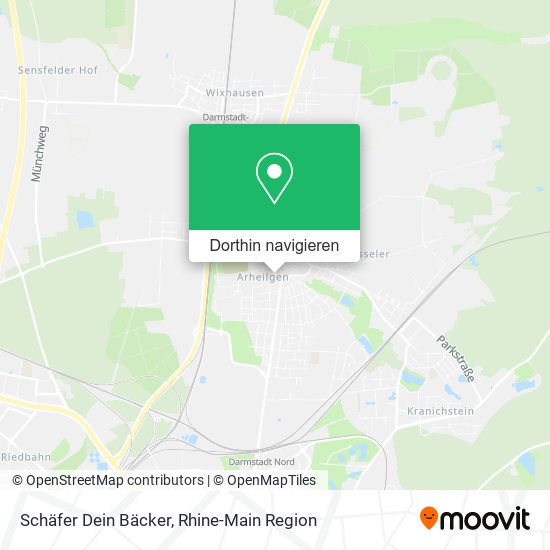 Schäfer Dein Bäcker Karte