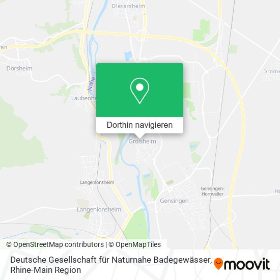 Deutsche Gesellschaft für Naturnahe Badegewässer Karte