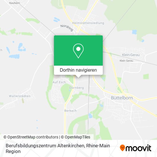 Berufsbildungszentrum Altenkirchen Karte
