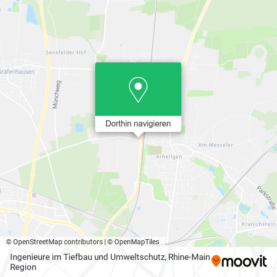 Ingenieure im Tiefbau und Umweltschutz Karte