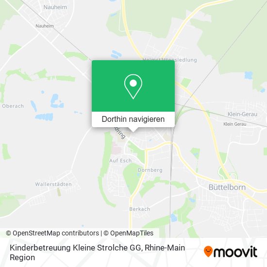 Kinderbetreuung Kleine Strolche GG Karte