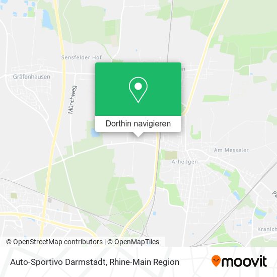 Auto-Sportivo Darmstadt Karte