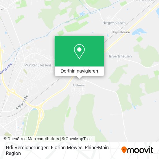 Hdi Versicherungen: Florian Mewes Karte