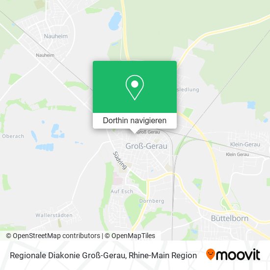 Regionale Diakonie Groß-Gerau Karte