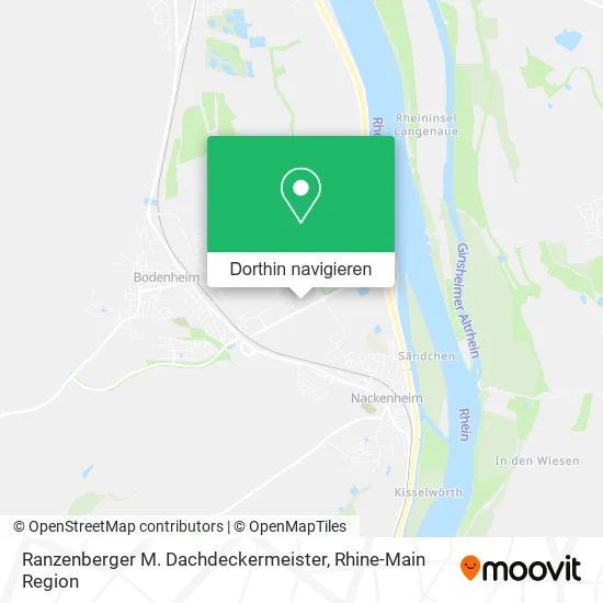 Ranzenberger M. Dachdeckermeister Karte