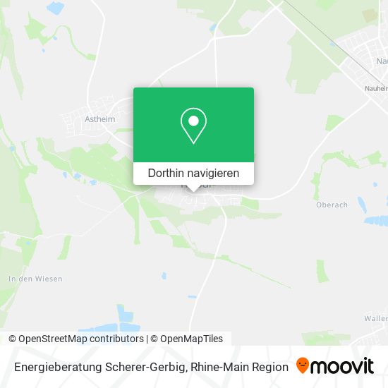 Energieberatung Scherer-Gerbig Karte