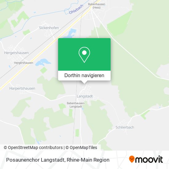 Posaunenchor Langstadt Karte