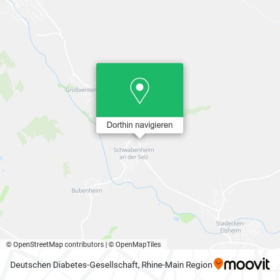 Deutschen Diabetes-Gesellschaft Karte