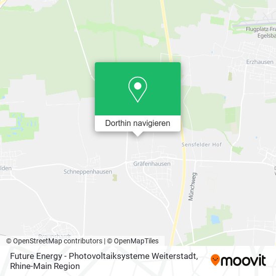 Future Energy - Photovoltaiksysteme Weiterstadt Karte