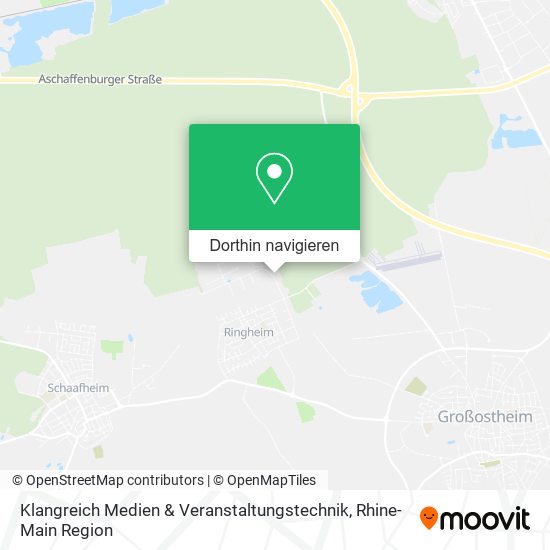 Klangreich Medien & Veranstaltungstechnik Karte