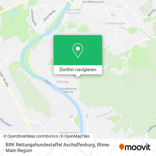 BRK Rettungshundestaffel Aschaffenburg Karte