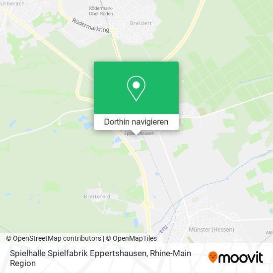 Spielhalle Spielfabrik Eppertshausen Karte