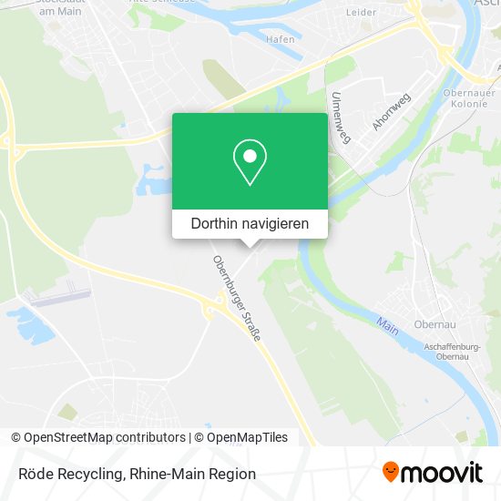 Röde Recycling Karte