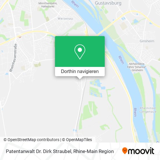 Patentanwalt Dr. Dirk Straubel Karte