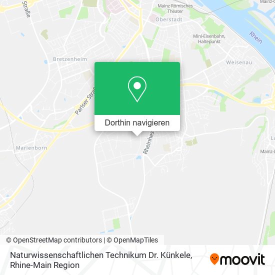 Naturwissenschaftlichen Technikum Dr. Künkele Karte