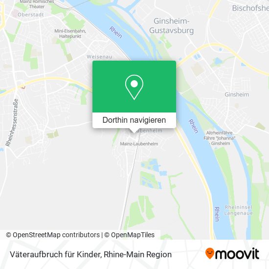 Väteraufbruch für Kinder Karte