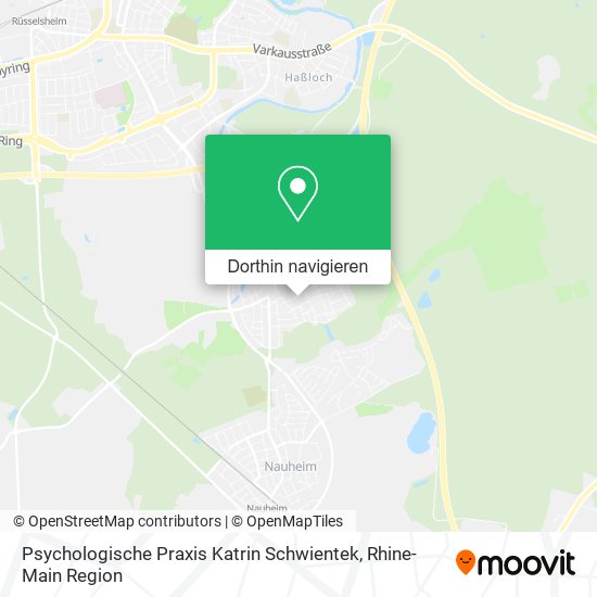 Psychologische Praxis Katrin Schwientek Karte