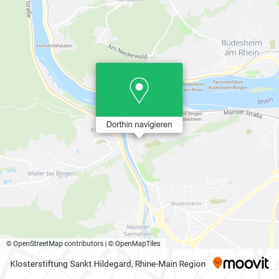 Klosterstiftung Sankt Hildegard Karte
