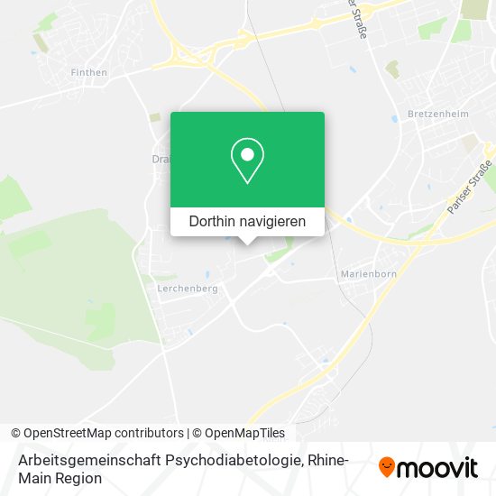 Arbeitsgemeinschaft Psychodiabetologie Karte