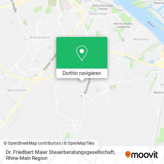 Dr. Friedbert Maier Steuerberatungsgesellschaft Karte