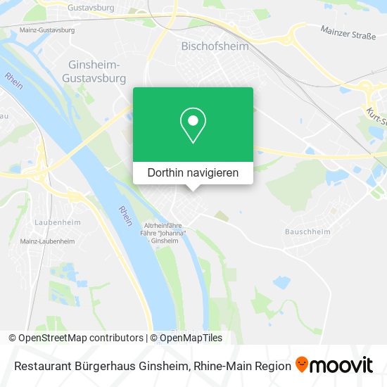 Restaurant Bürgerhaus Ginsheim Karte