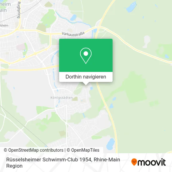 Rüsselsheimer Schwimm-Club 1954 Karte