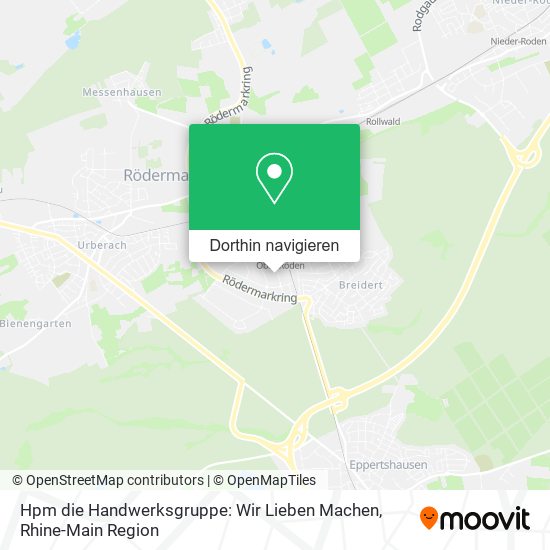 Hpm die Handwerksgruppe: Wir Lieben Machen Karte