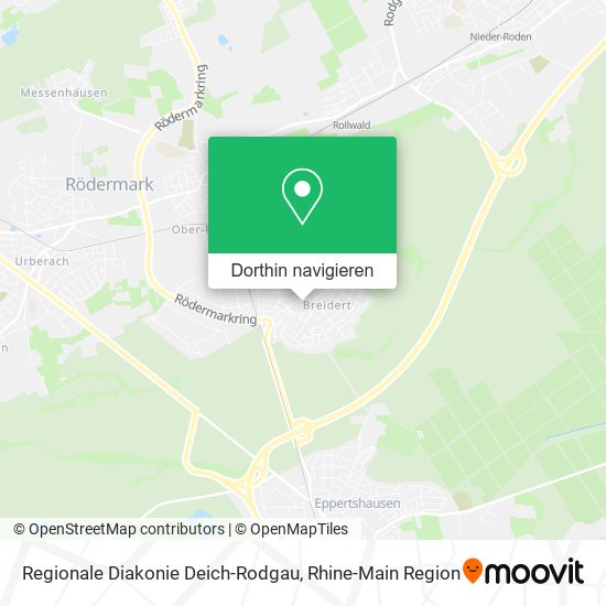 Regionale Diakonie Deich-Rodgau Karte