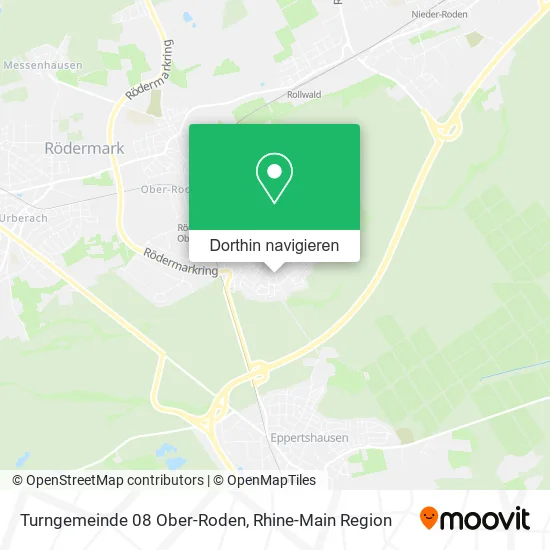 Turngemeinde 08 Ober-Roden Karte