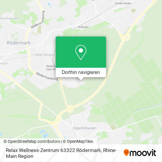 Relax Wellness-Zentrum 63322 Rödermark Karte